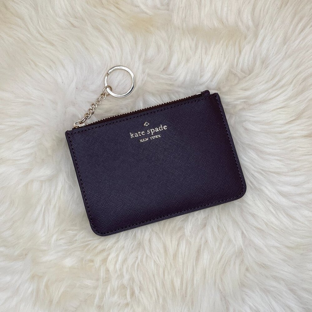 EUC kate spade Card Case with Keychain